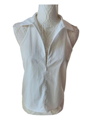 Chemise sans manche blanche