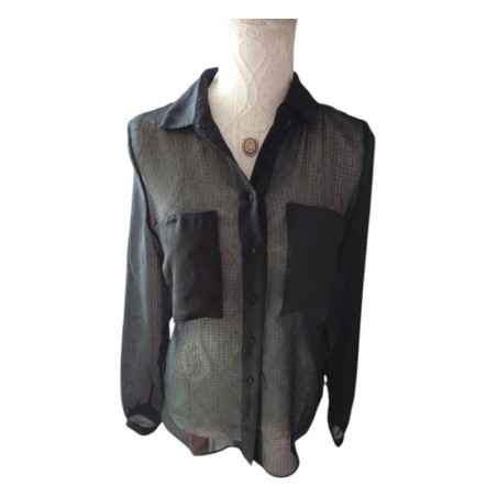 Chemise noire MANGO