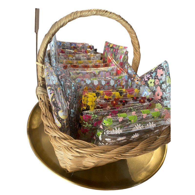 Pochettes plastifiées transparentes