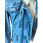 Veste longue en jean