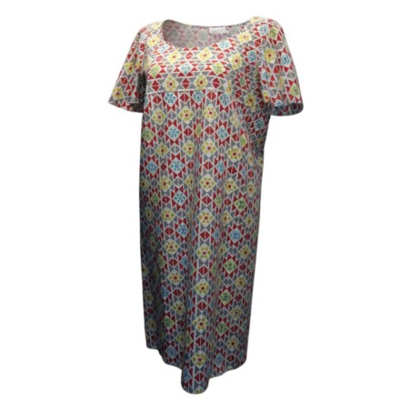 Robe à imprimés géométriques