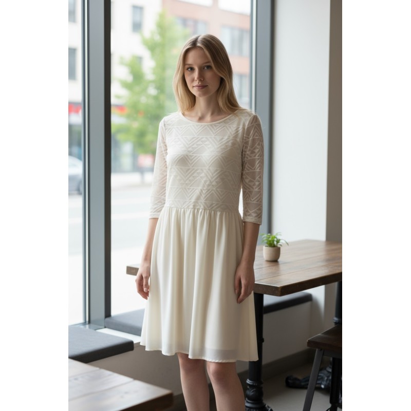 Cream-colored H&M dress