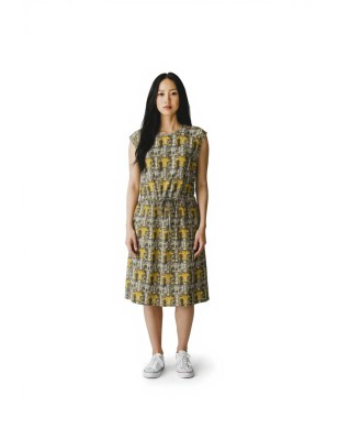 Robe jaune et grise JBC