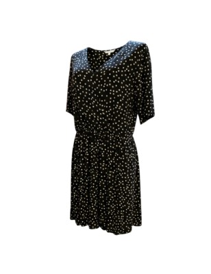 Robe noire à pois KIABI
