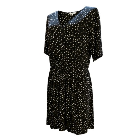 Robe noire à pois KIABI