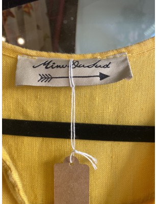 Robe en lin jaune Mino du Sud
